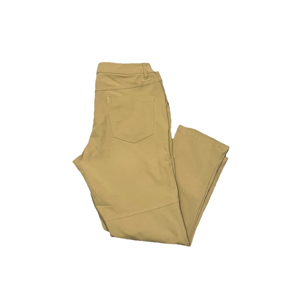 Lululemon Pants Mens Size‎ 32 Olive ABC Classic Warpstreme Flat Front Trouser